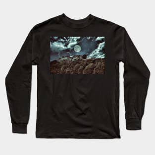 Stirling Castle(Scotland) Moonlight Long Sleeve T-Shirt